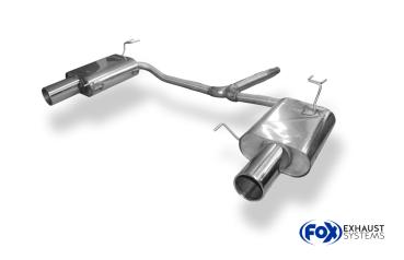 Endschalldämpfer rechts/links - 1x100 Typ 12 rechts/links passend für: Honda Accord VIII (Bj. ab 2008) CU1